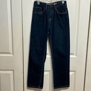 Roebuck & Co. Dark Blue Denim Straight Leg Jeans Boy Teen Size 18